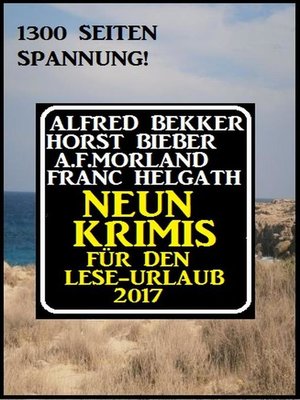 cover image of Neun Krimis für den Lese-Urlaub 2017